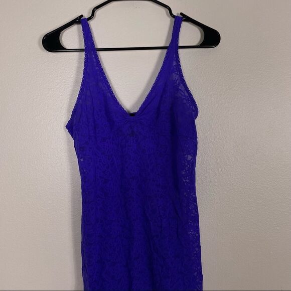 Victoria’s Secret Purple The Lacie Lace Lingerie Slip Dress - Picture 3 of 10